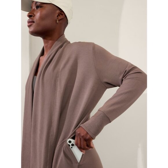 Athleta M Pranayama Restore Wrap Small Smoky Rose - Picture 4 of 6